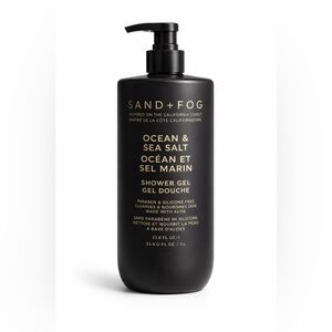 SAND + FOG Ocean & Sea Salt Shower Gel - Black